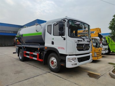 抽吸運(yùn)輸污水淤泥、糞便、沼液罐式車，國六排放吸污車抽吸快、適用面廣